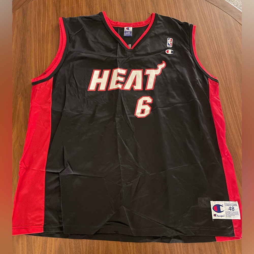 Men’s Miami Heat Eddie Jones #6 Jersey - Size 48 Chest